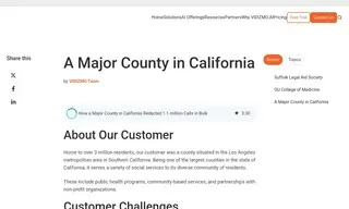 Preview of the Major California County Case Study