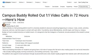 Preview of the Campus Buddy Case Study