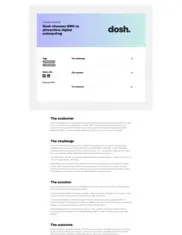 Preview of the Dosh Case Study