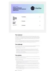 Preview of the FoxFire Case Study