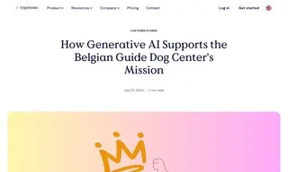 Preview of the The Belgian Guide Dog Center Case Study