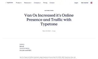 Preview of the Van Os Tassen & Koffers Case Study