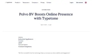 Preview of the Polvo BV Case Study