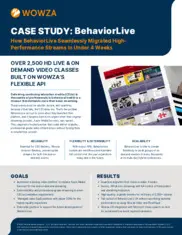 Preview of the BehaviorLive Case Study