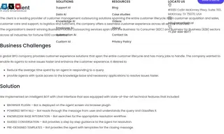 Preview of the Global BPO Company Case Study