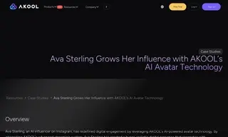 Preview of the Ava Sterling ‍ Case Study