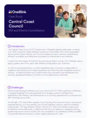 Preview of the The Central Coast Council Case Study