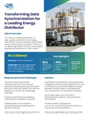 Preview of the Leading Energy Distributor Case Study
