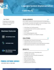 Preview of the Leading Non-Asset Based Supply Chain Management Company Case Study