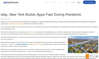 Preview of the City of Islip Case Study