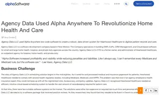 Preview of the Agency Data LLC Case Study