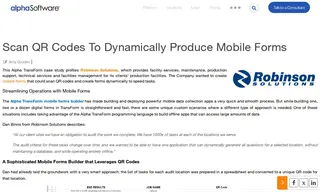 Preview of the Robinson Solutions Case Study