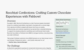 Preview of the Recchiuti Confections Case Study