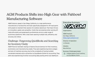 Preview of the AGM Products Case Study