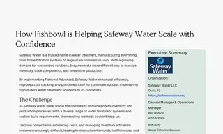 Preview of the Safeway Water Case Study