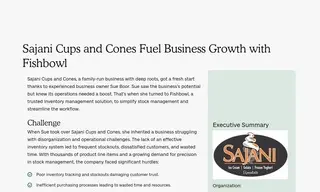 Preview of the Sajani Cups and Cones Case Study