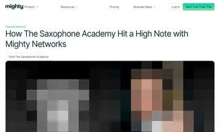 Preview of the The Saxophone Academy Case Study