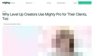 Preview of the Level Up Creators Case Study