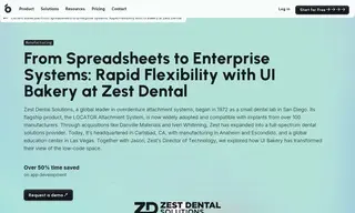 Preview of the Zest Dental Solutions Case Study