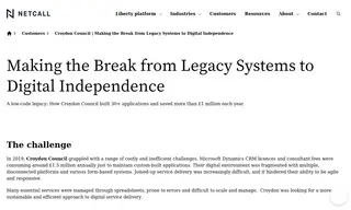 Preview of the Croydon Council Case Study