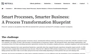 Preview of the IRIS Software Group Case Study