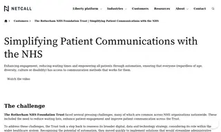 Preview of the Rotherham NHS Foundation Trust Case Study