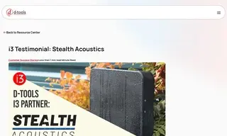 Preview of the Stealth Acoustics Case Study