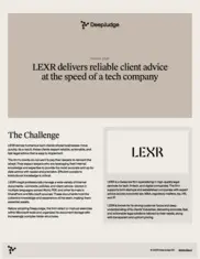 Preview of the LEXR Case Study
