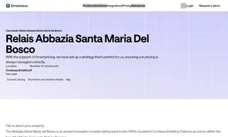 Preview of the Relais Abbazia Santa Maria Del Bosco Case Study