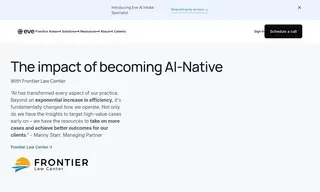 Preview of the Frontier Law Center Case Study