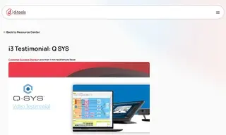 Preview of the Q-SYS Case Study