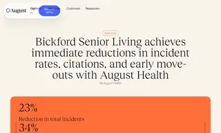 Preview of the Bickford Senior Living Case Study