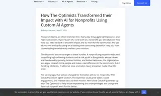Preview of the The Optimists Case Study
