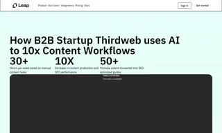 Preview of the thirdweb Case Study