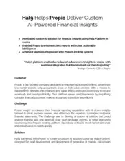 Preview of the Propio Case Study