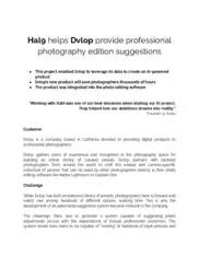 Preview of the dvlop Case Study