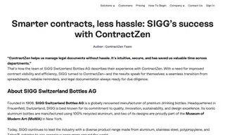 Preview of the SIGG Switzerland Bottles AG Case Study