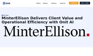 Preview of the MinterEllison Case Study