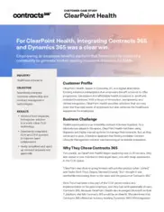 Preview of the ClearPoint Health Case Study