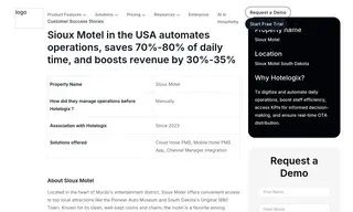 Preview of the Sioux Motel Case Study