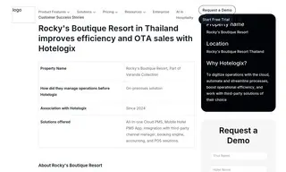 Preview of the Rocky’s Boutique Resort Case Study