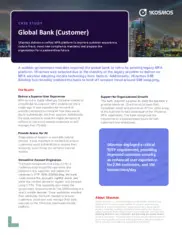 Preview of the Global Bank Case Study