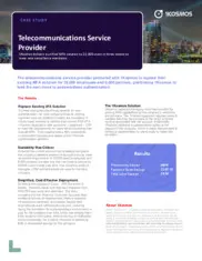 Preview of the Telecommunications Service Provider Case Study