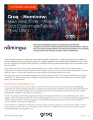 Preview of the Nominow Case Study