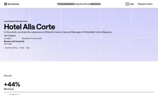 Preview of the Hotel Alla Corte Case Study