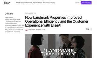 Preview of the Landmark Properties Case Study