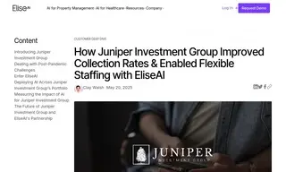 Preview of the Juniper Investment Group Case Study