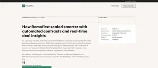 Preview of the Remofirst Case Study