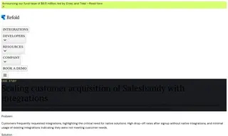 Preview of the Saleshandy Case Study