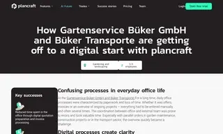 Preview of the Gartenservice Büker GmbH Case Study